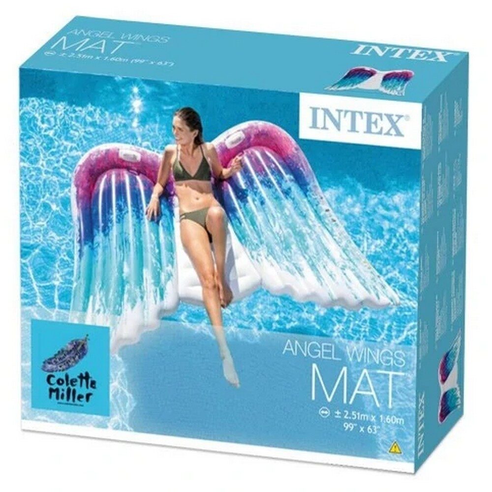 Intex Φουσκωτό Στρώμα Angel Wings 261x160cm