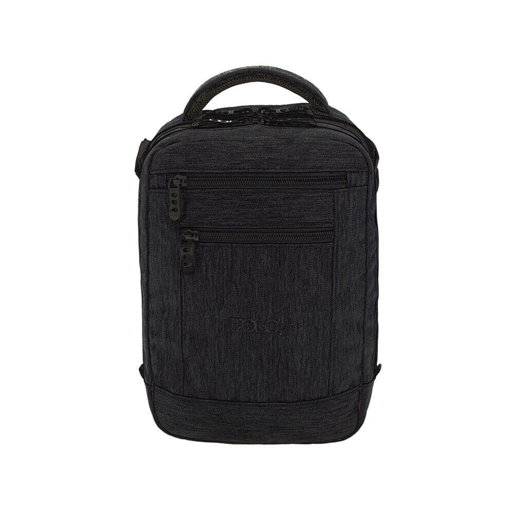 Polo Shoulder Bag Skyforce Small Μαύρο