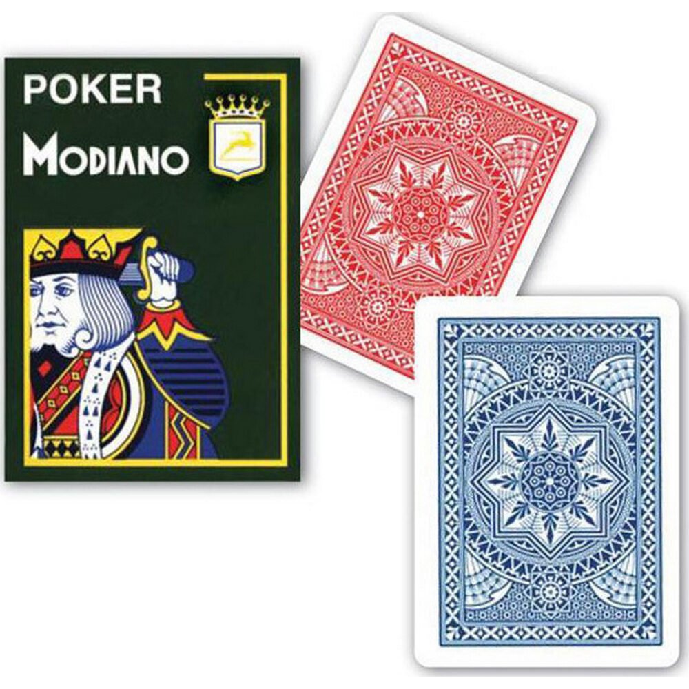 Τράπουλα Poker Modiano Πλαστικοποιημένη Μπλε