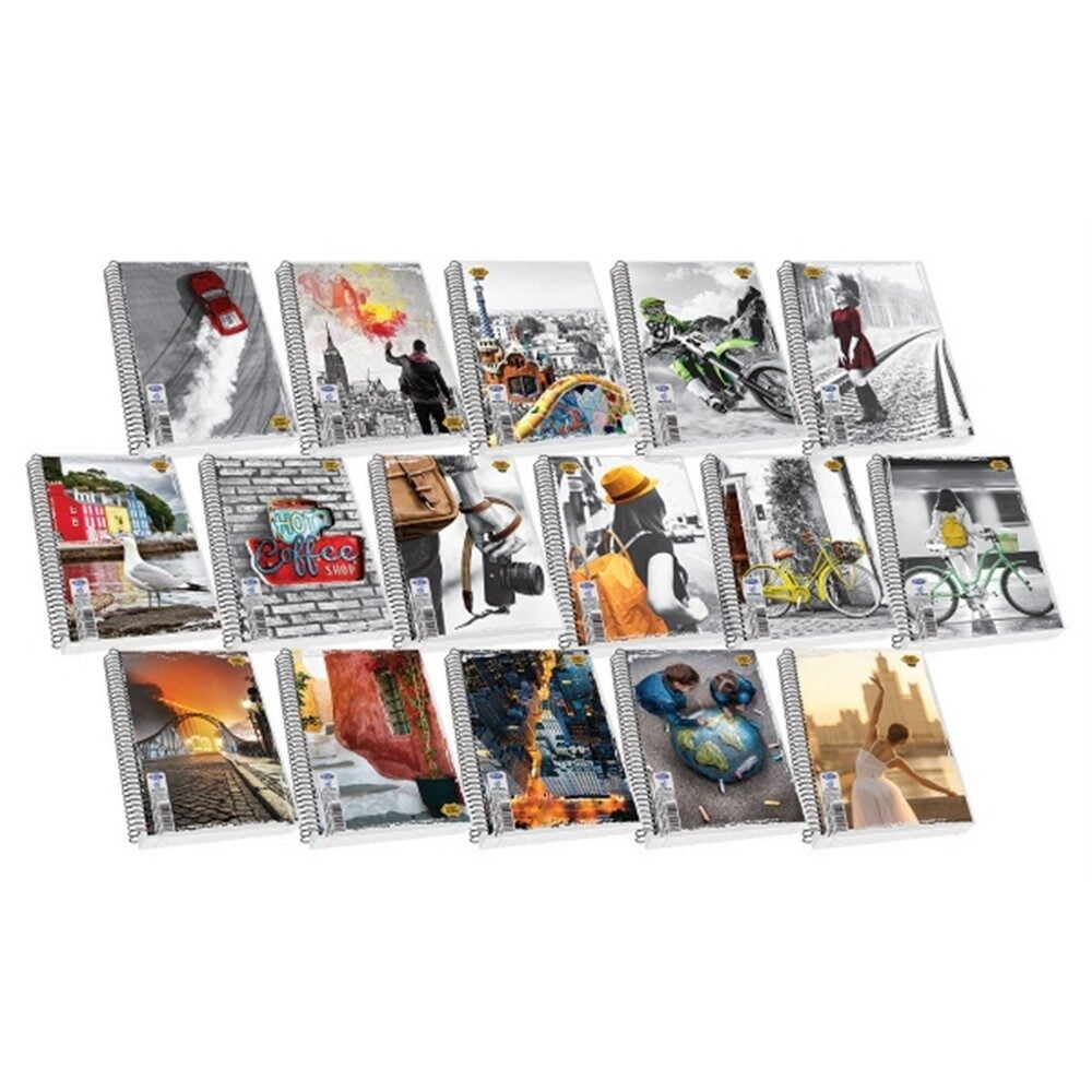 Skag Τετράδιο Street Icon Foil 17x25 120 Φύλλα 4 Θεμάτων