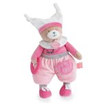 Baby Nat Doudou Αρκουδάκι Δραστηριοτήτων Μασητικό Ροζ 29cm