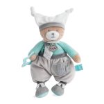 Baby Nat Doudou Αρκουδάκι Δραστηριοτήτων Μασητικό Πετρόλ 29cm