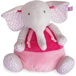 Baby Nat Doudou Ελεφαντάκι Πιτζαμοθήκη Ροζ 40cm