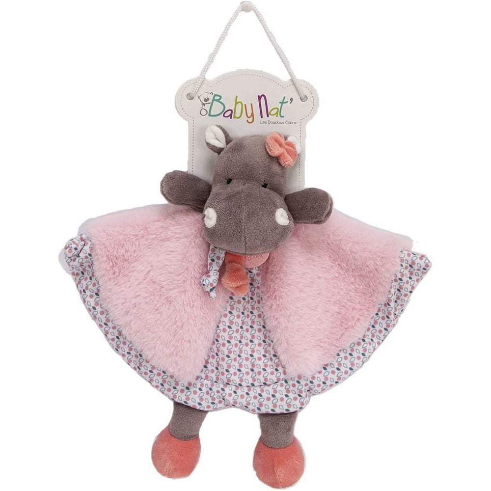 Baby Nat Doudou Ιπποπόταμος Ροζ 29cm