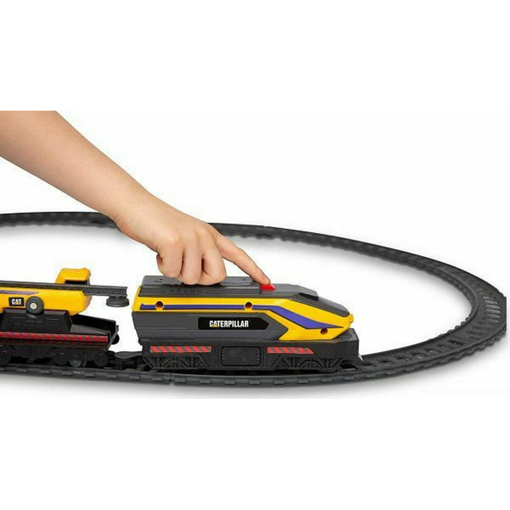 Caterpillar Τρένο Μεταφοράς 3 Οχημάτων Με Κίνηση Φως Και Ήχο