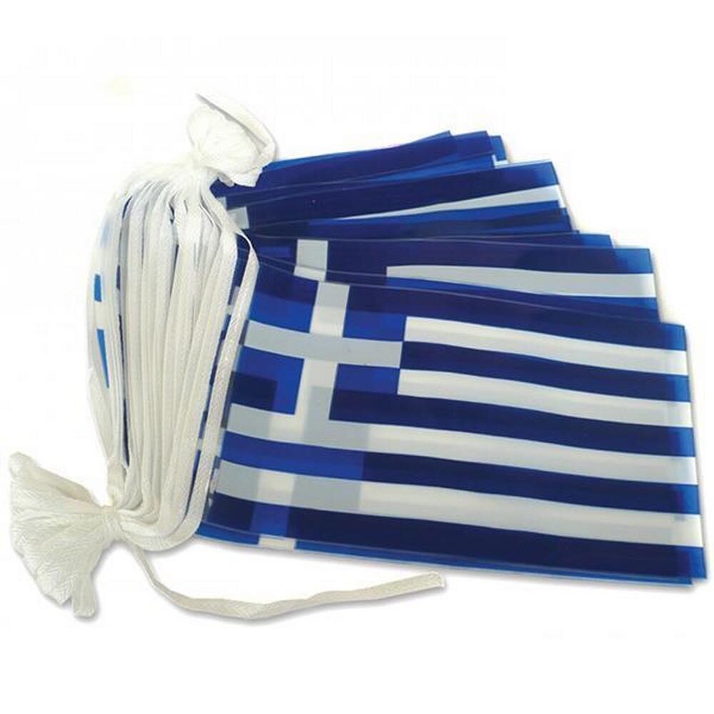 Γιρλάντα Ελληνικά Σημαιάκια 6 Μέτρα