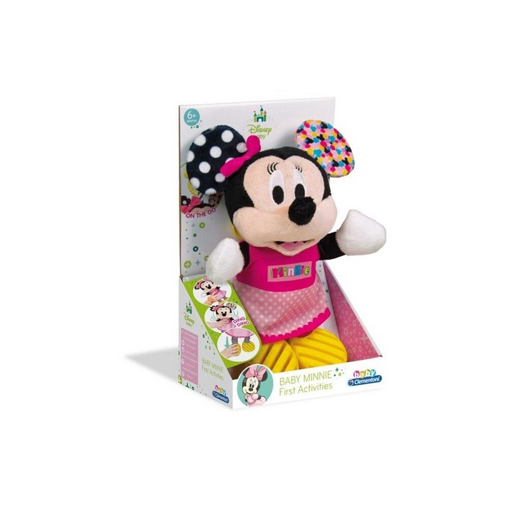 Clementoni Baby Disney Baby Minnie Χνουδωτό Κουδουνίστρα