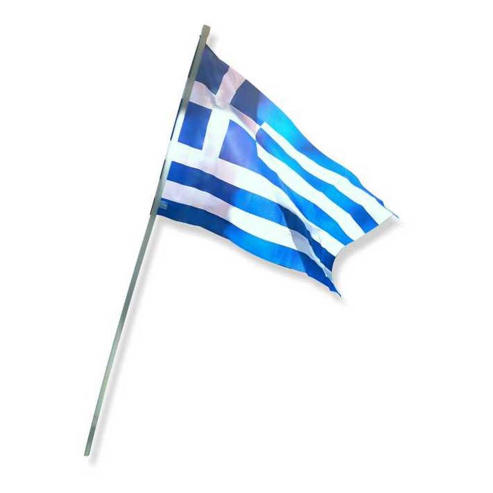 ΣΗΜΑΙΑ ΕΛΛΗΝΙΚΗ ΜΕ ΠΛΑΣΤΙΚΟ ΚΟΝΤΑΡΙ
