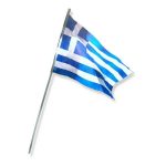 ΣΗΜΑΙΑ ΕΛΛΗΝΙΚΗ ΜΕ ΠΛΑΣΤΙΚΟ ΚΟΝΤΑΡΙ